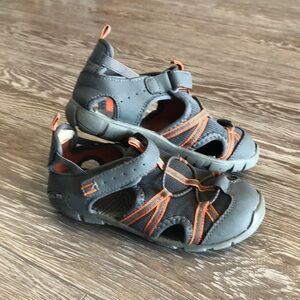 Boy’s Sonoma Gray and Orange Sandals